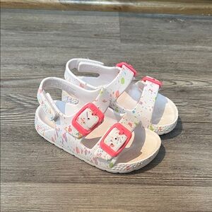 Kids Sandals with Pink Accents